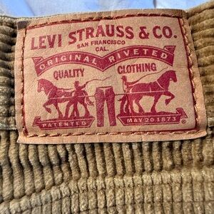 Levi's Tan Corduroy Trousers